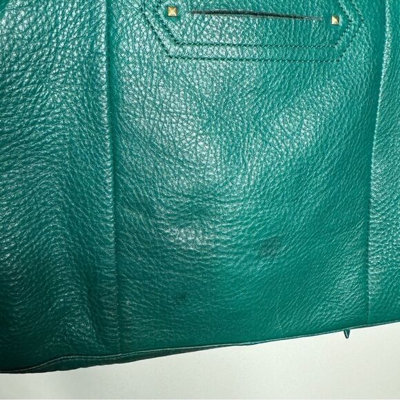 Steven Steve Madden green pebbled leather tassel slouchy hobo bag - Picture 7 of 16